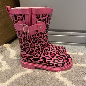 Girls size 11 rain boots